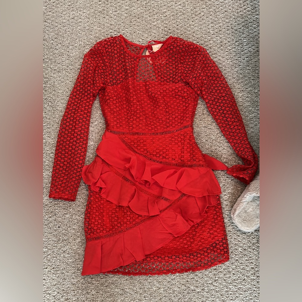 Red Sage and Page dress